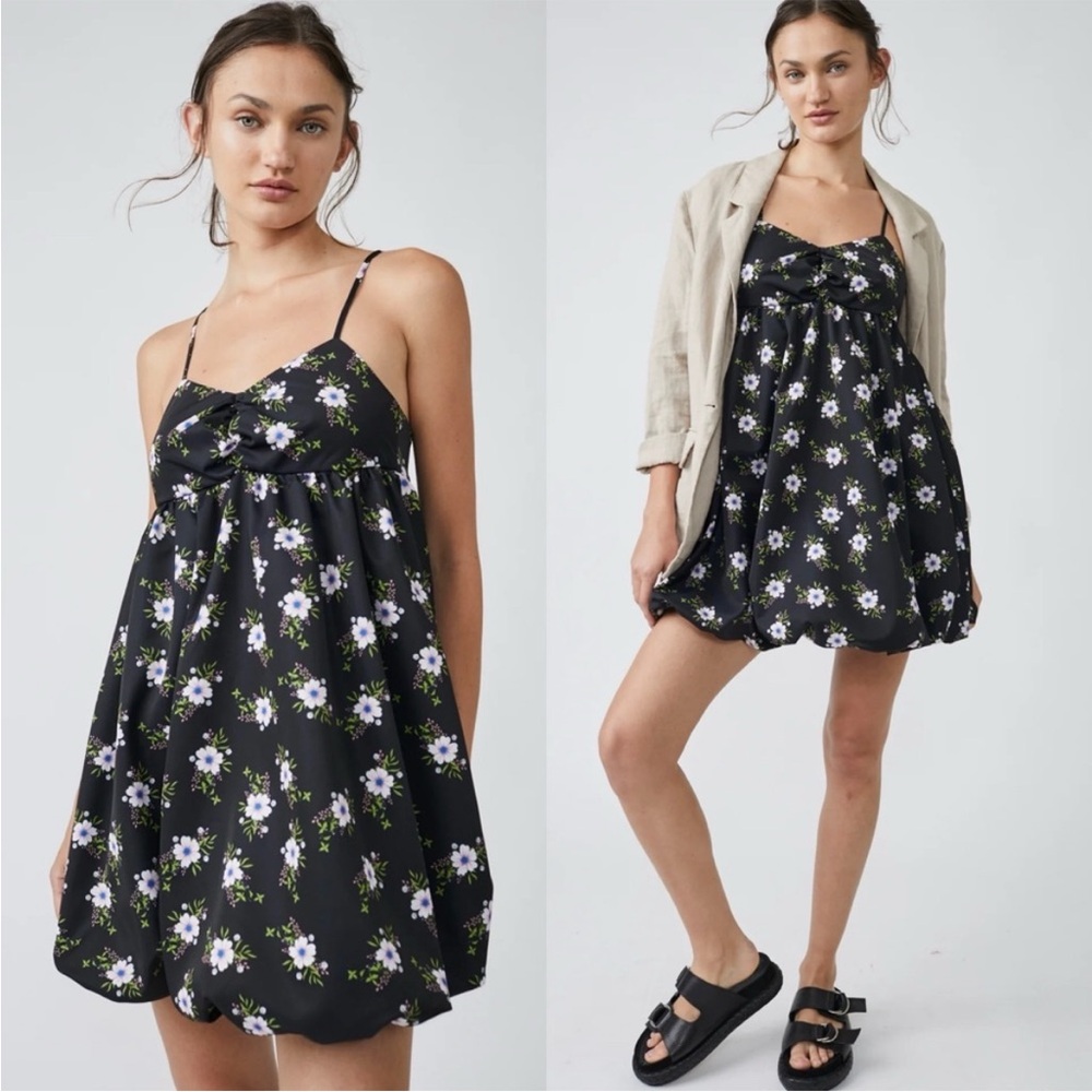 Free People In A Bubble Mini Dress NWT